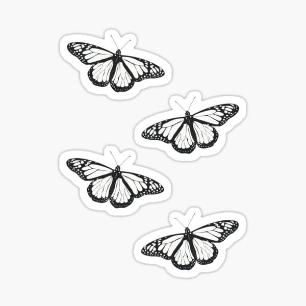 Butterfly stickers coloring page coloring stickers free printable coloring pages free printable coloring