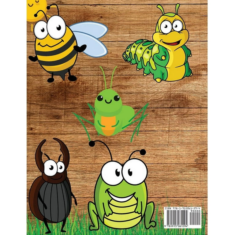 Bug coloring book for kids insects coloring book for toddlers and preschoolers with large pictures paperback