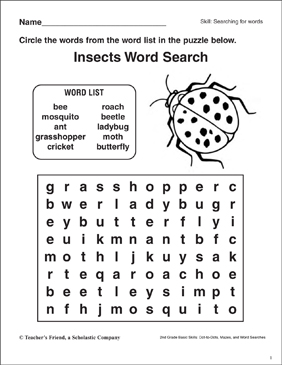 Insects printables worksheets activities coloring pages clipart more for kids
