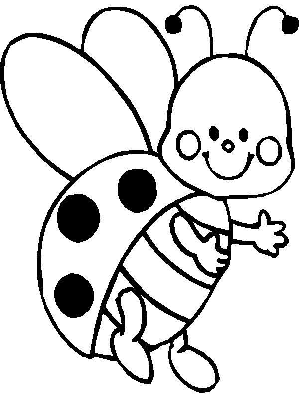 Imagens de insectos pa imprimir e colorir