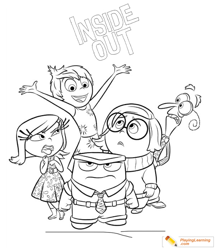 Inside out movie coloring page free inside out movie coloring page