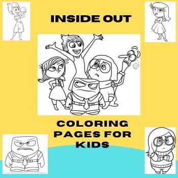 Inside out printable worksheets coloring pages for kids by the learning apps