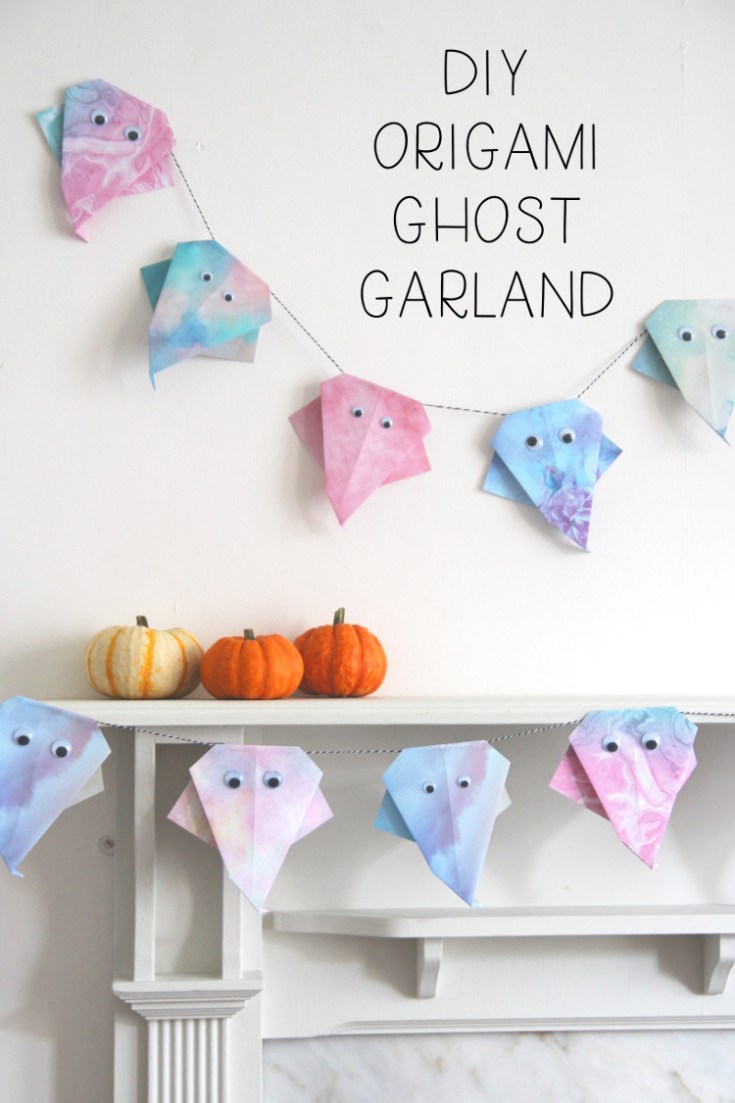 Easy halloween origami instructions for kids