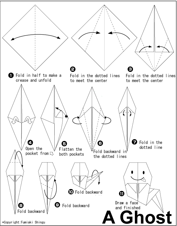 Origami a ghost