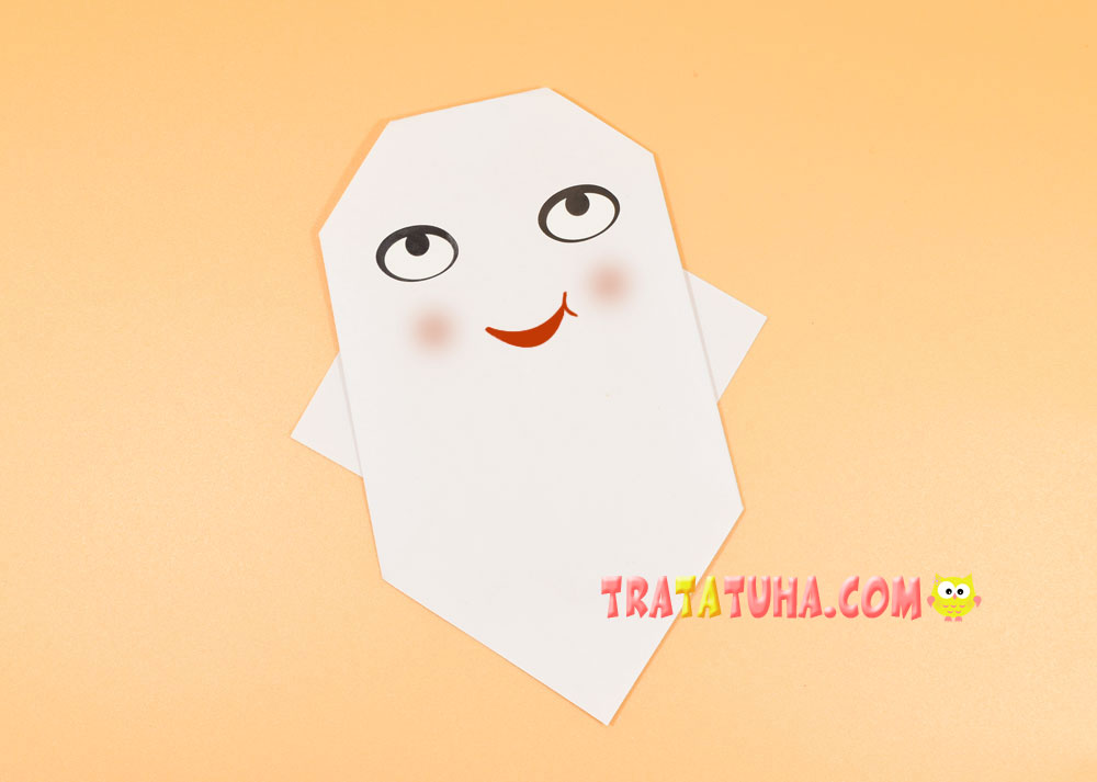 Easy origami ghost â ways step by step