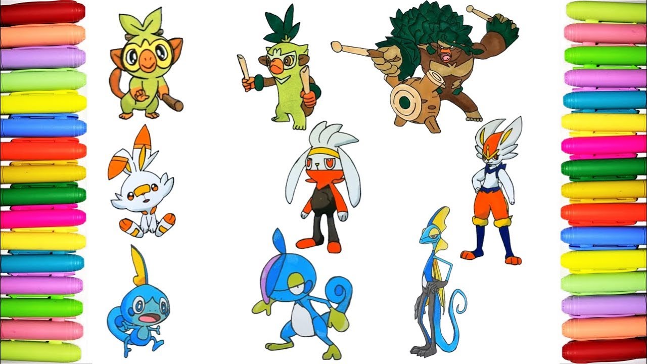 Coloring all gen pokemon initials