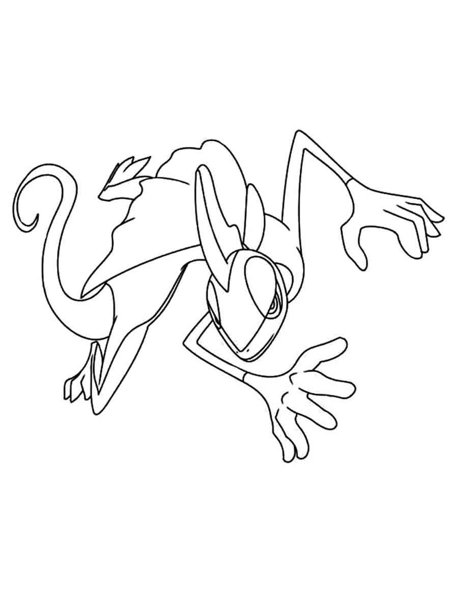 Inteleon pokemon coloring pages