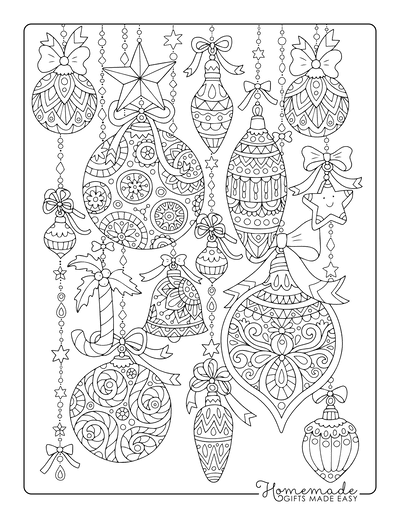 Free printable christmas coloring pages for adults