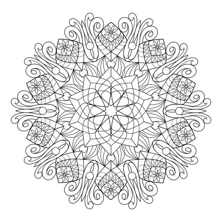 Mandala coloring pages printable art mandala madness coloring book series book