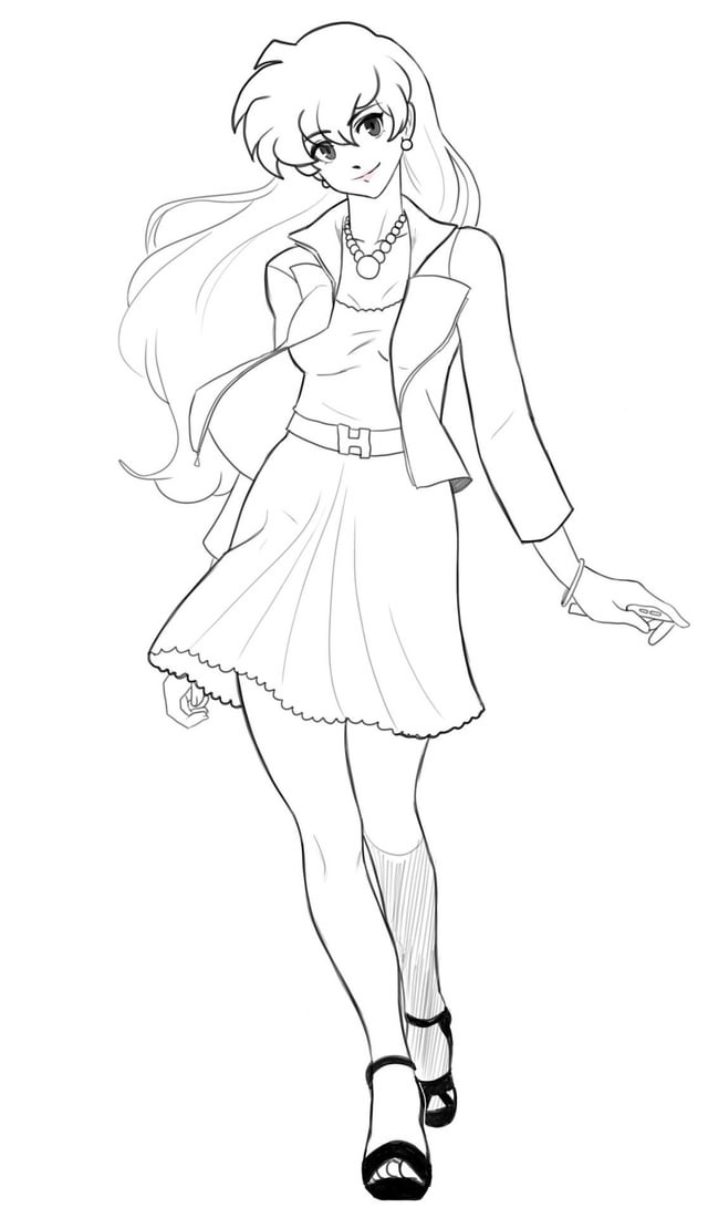 Modern inuyasha characters i drew rinuyasha