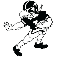 Iowa hawkeye football coloring page for kids football coloring pages iowa hawkeyes iowa hawkeye