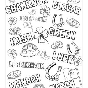 Ireland coloring pages printable for free download