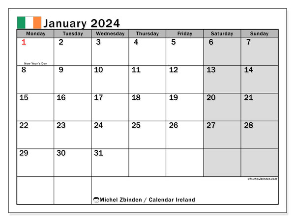 Calendar january