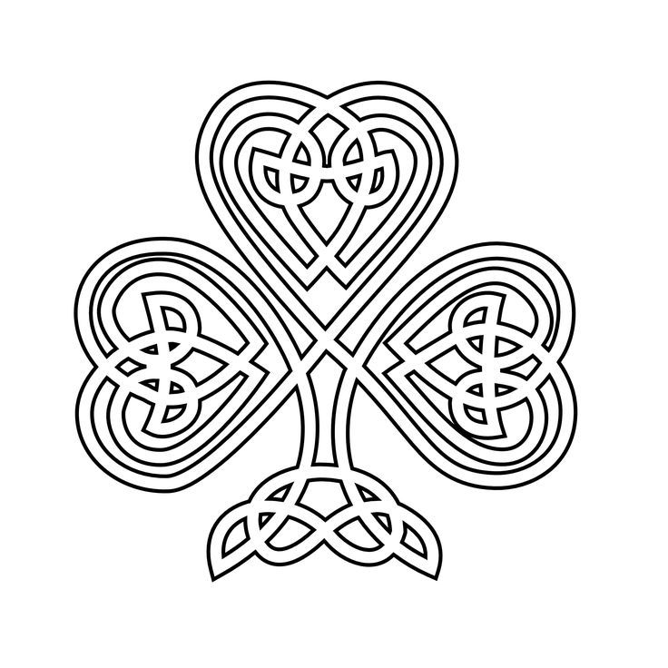 St patricks day coloring pages celtic coloring celtic designs celtic shamrock