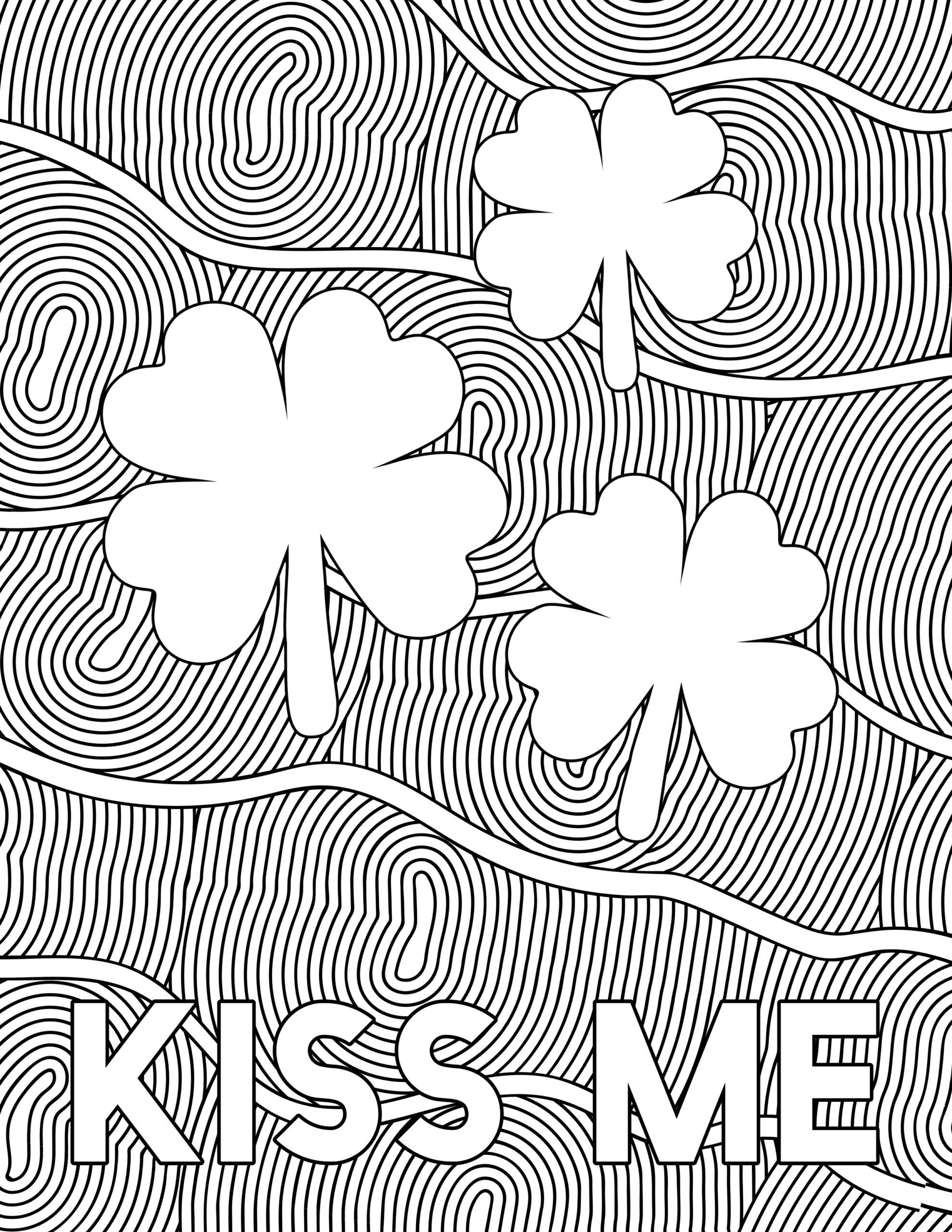 Free printable st patricks day coloring sheets