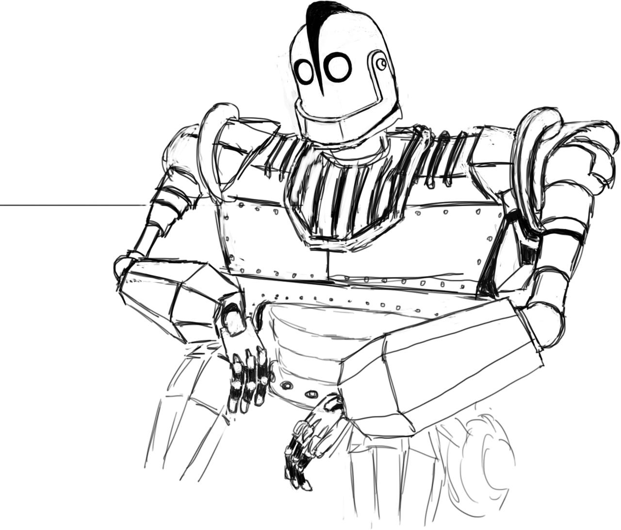 Dsc iron giant sketch by timohuovinen on