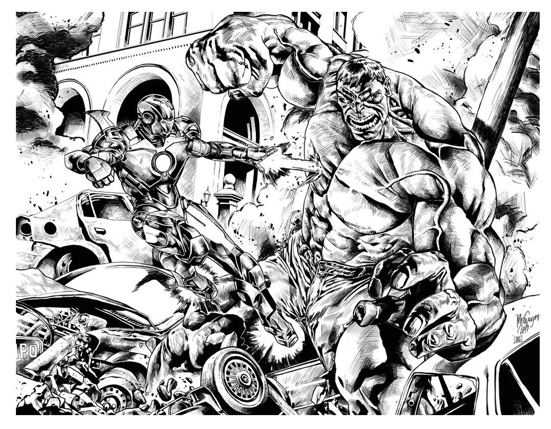 Iron man vs hulk