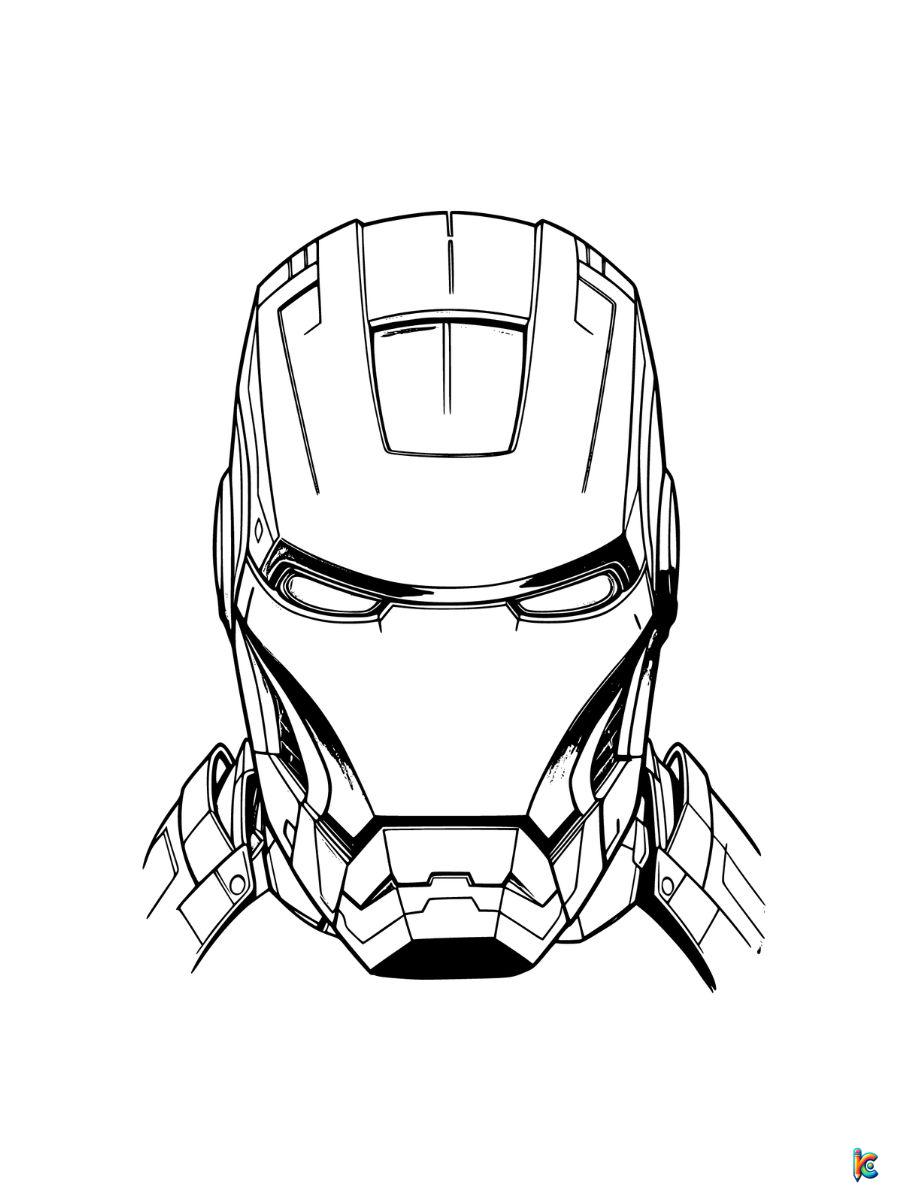 Iron man coloring pages â