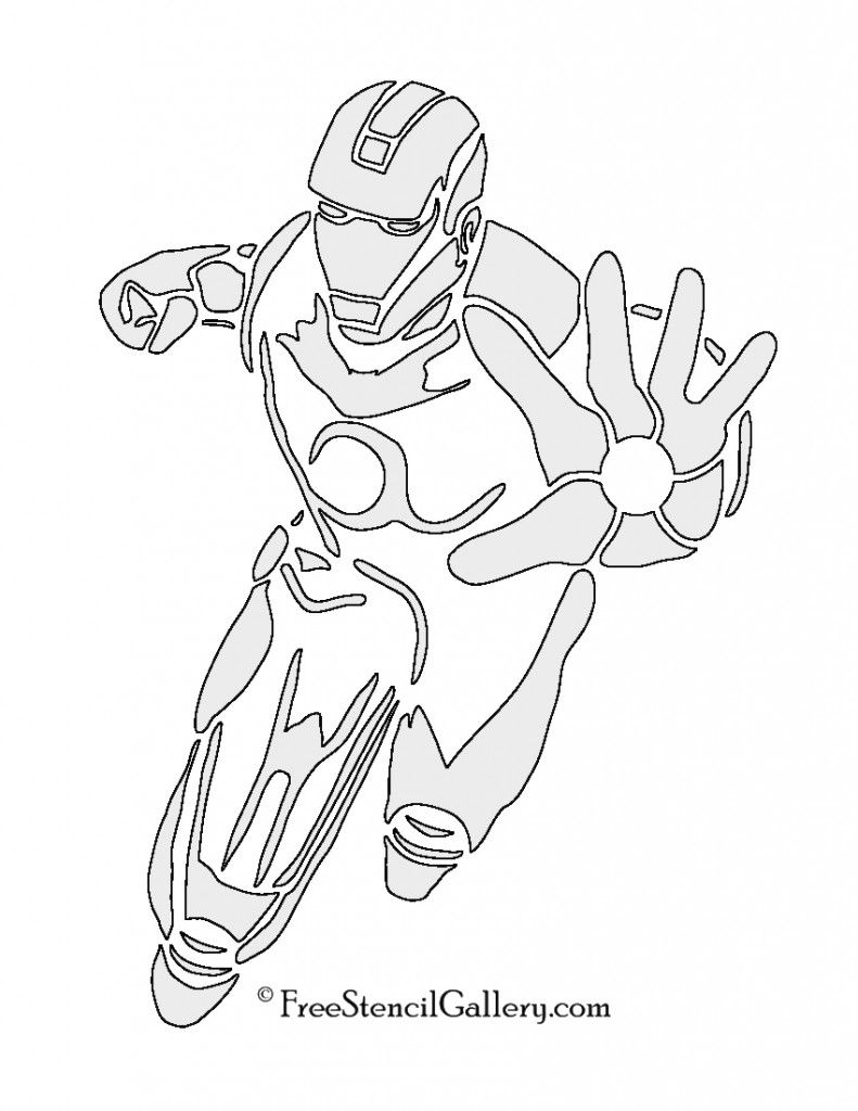 Iron man stencil stencils stencil patterns templates pumpkin cvings stencils