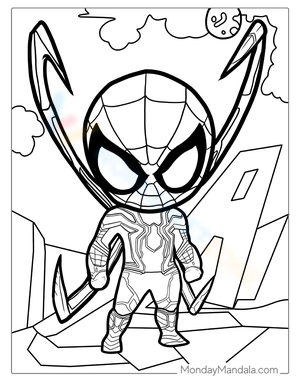 Grade spiderman coloring pages worksheets