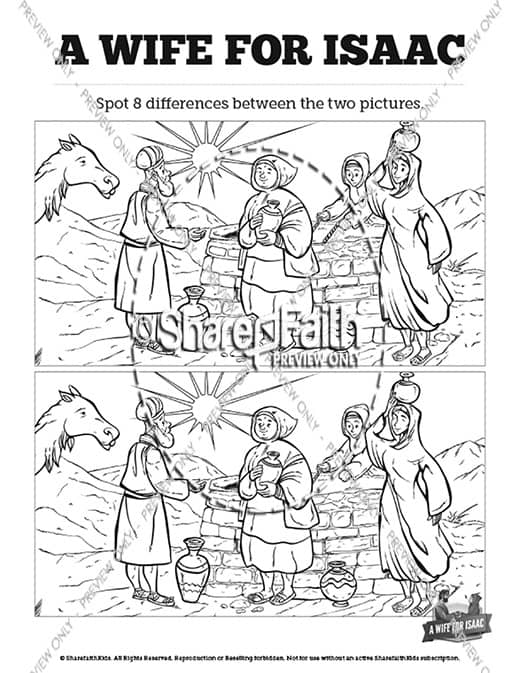 Genesis isaac and rebekah spot the difference â