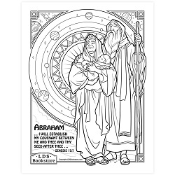 Isaac and rebekah coloring page