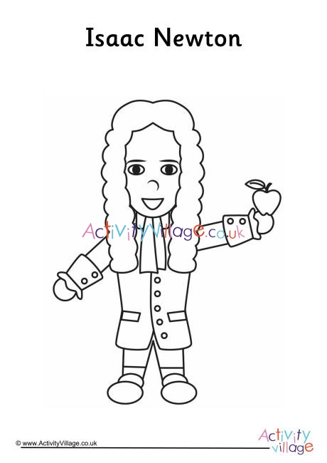 Isaac newton louring page