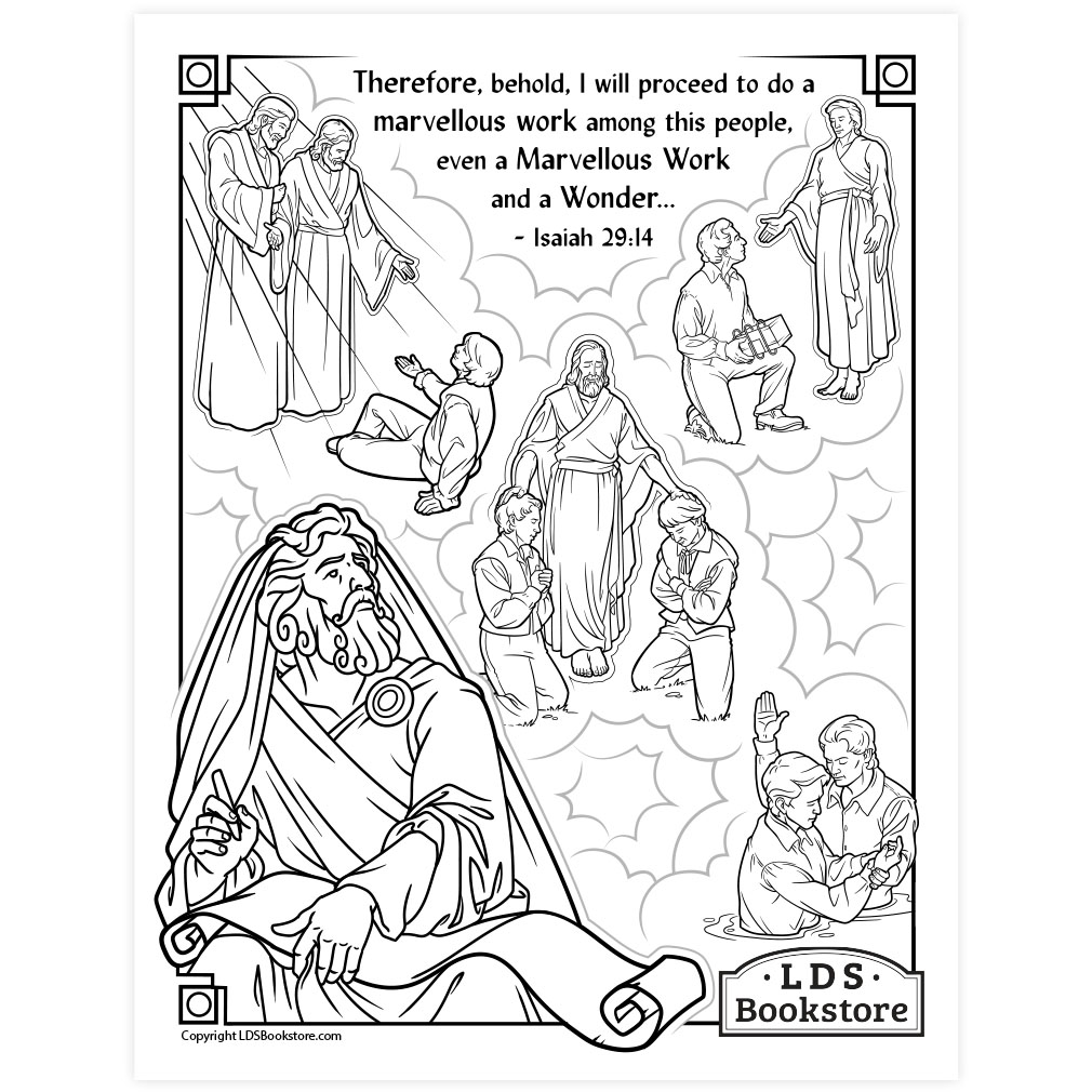 A marvellous work and a wonder coloring page