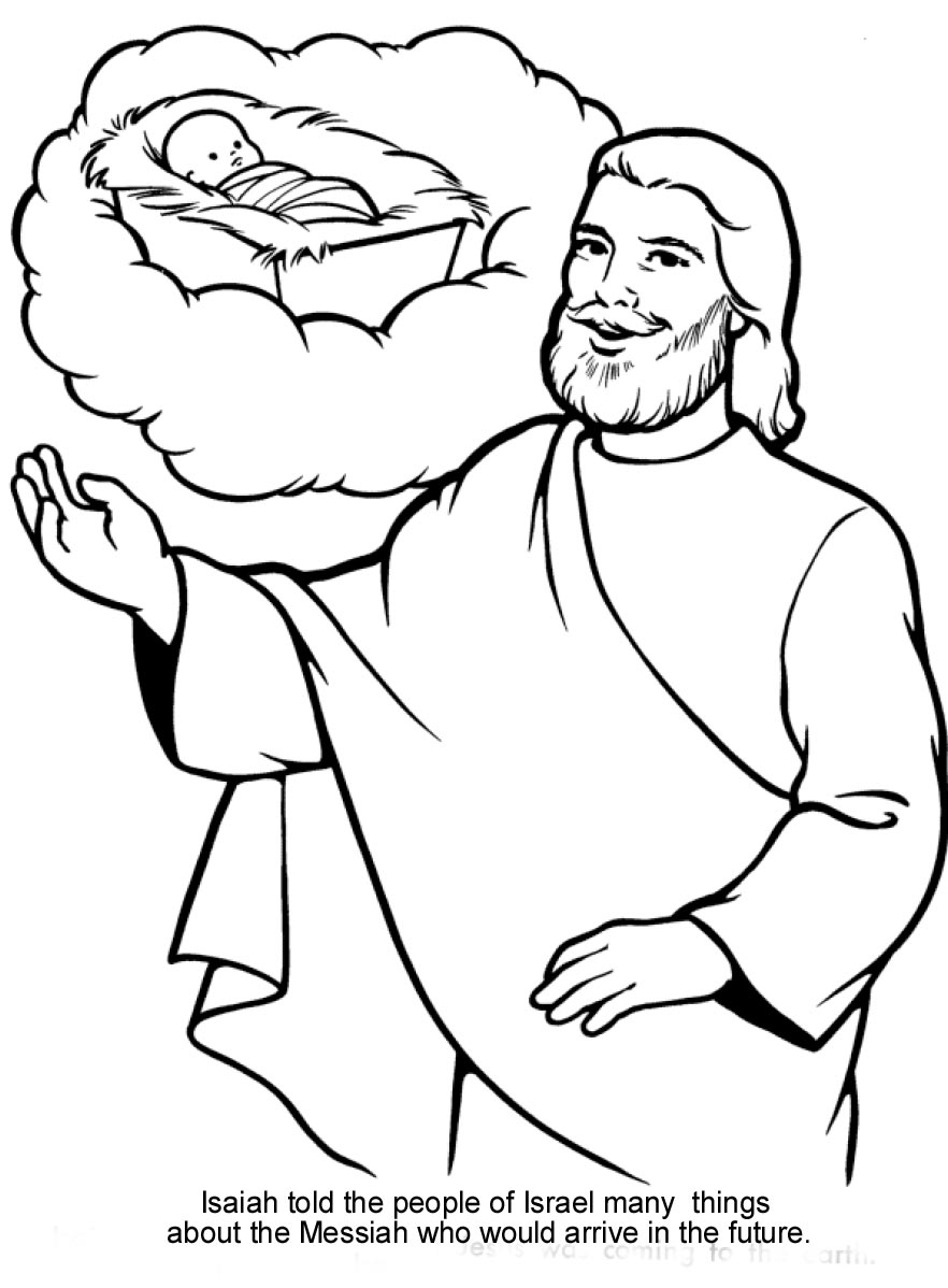 Isaiah s prophecies about the messiah bible coloring pages bible coloring jesus coloring pages