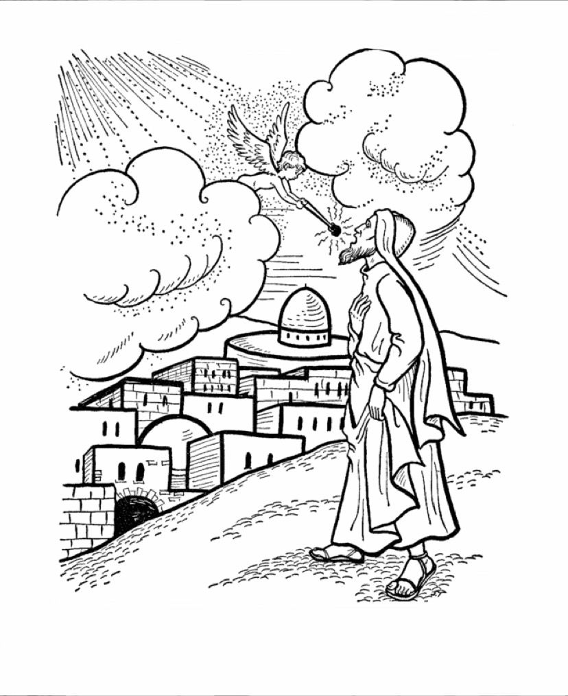 Isaiah coloring page bible coloring pages bible coloring sunday school coloring pages