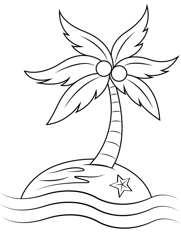 Printable deserted island coloring page coloring pages printable coloring pages free printable coloring pages