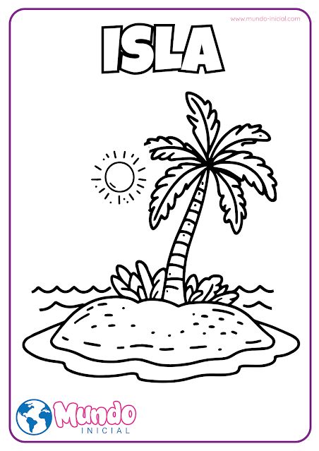 Mundo inicial descga gratuita de recursos educativos pa educaciãn inicial dibujo de isla pa câ en dibujos de islas isla pa colore dibujos pa colore