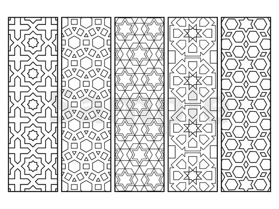Islamic coloring pages ramadan coloring sheets islamic bookmarks to color adult coloring pages kids coloring pages pdf download download now
