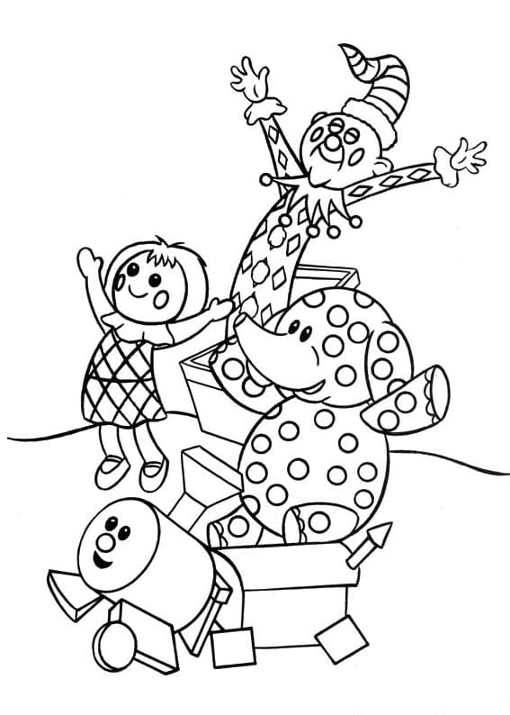 Rudolph coloring pages