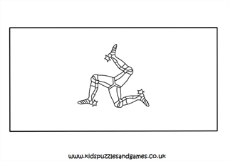 Isle of man flag louring page