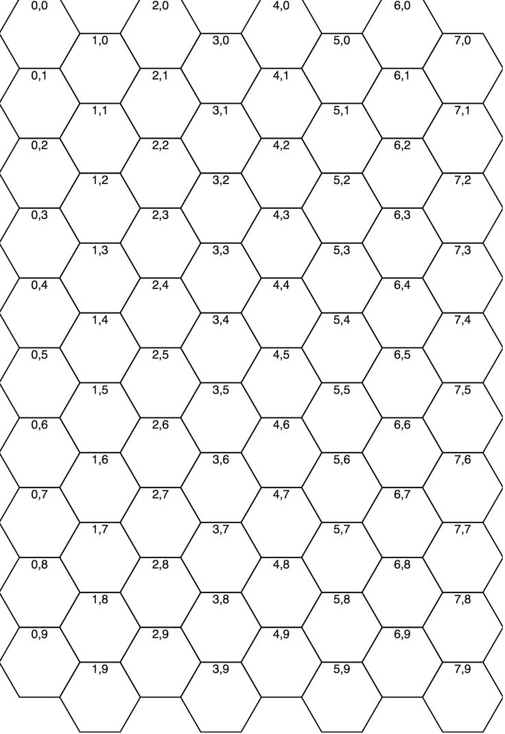 Hex map copic color chart coloring markers