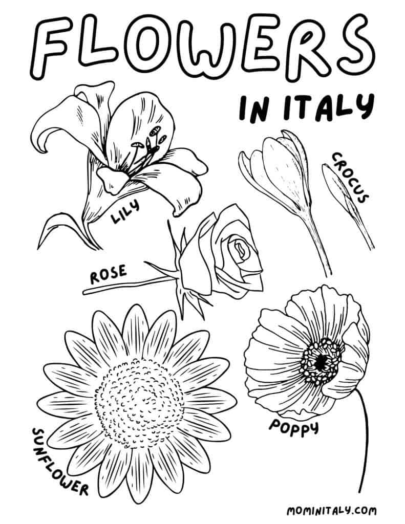 Italy coloring pages