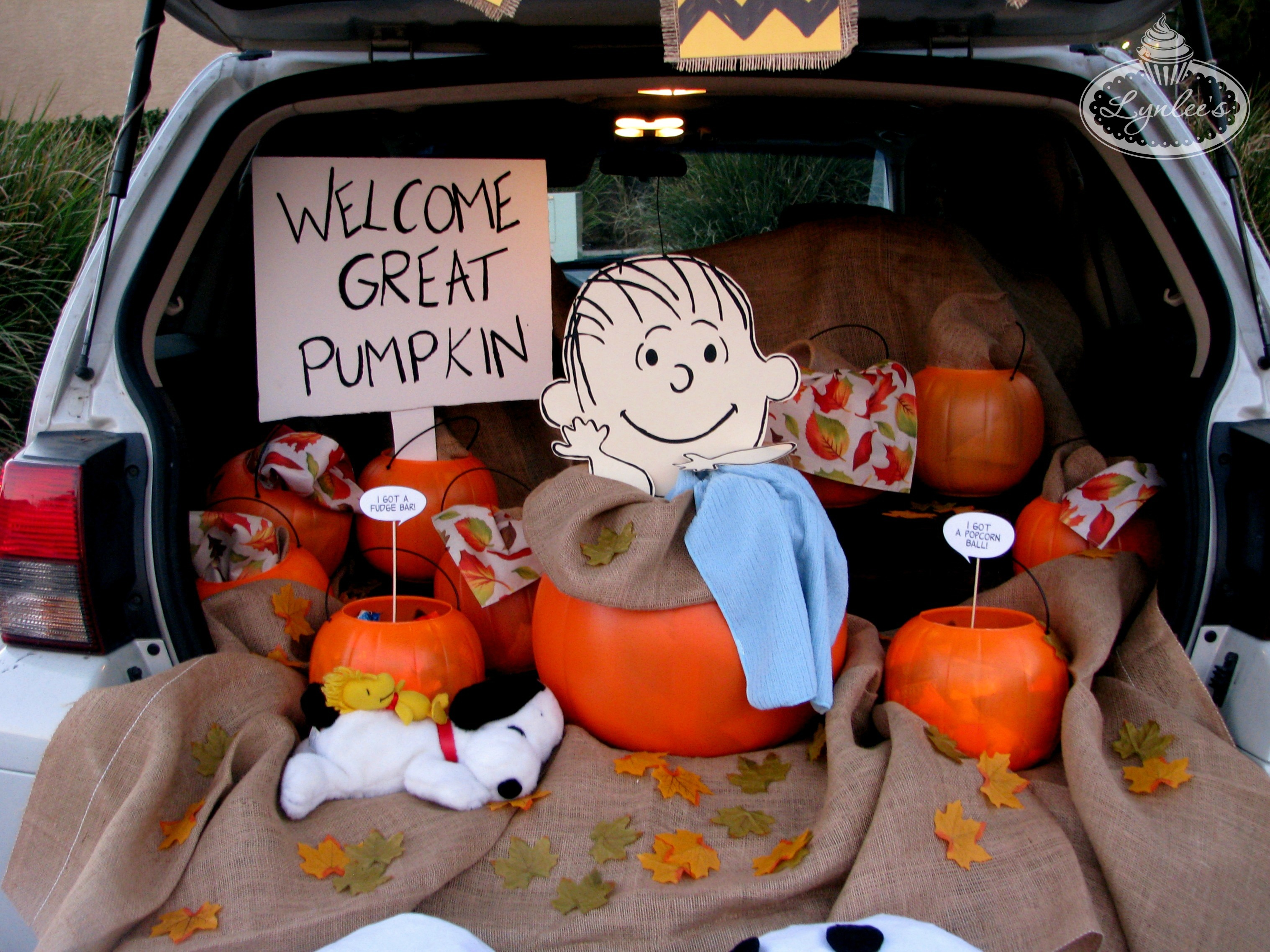 Its the great pumpkin trunk charlie brown