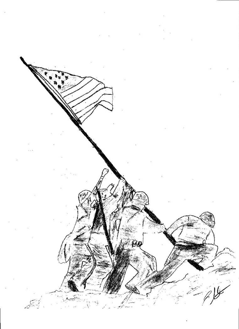 Suribachi iwo jima by bluesociety on