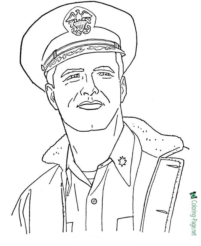 Veterans day coloring pages