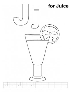 Kids coloring pages letter jj printable coloring pages