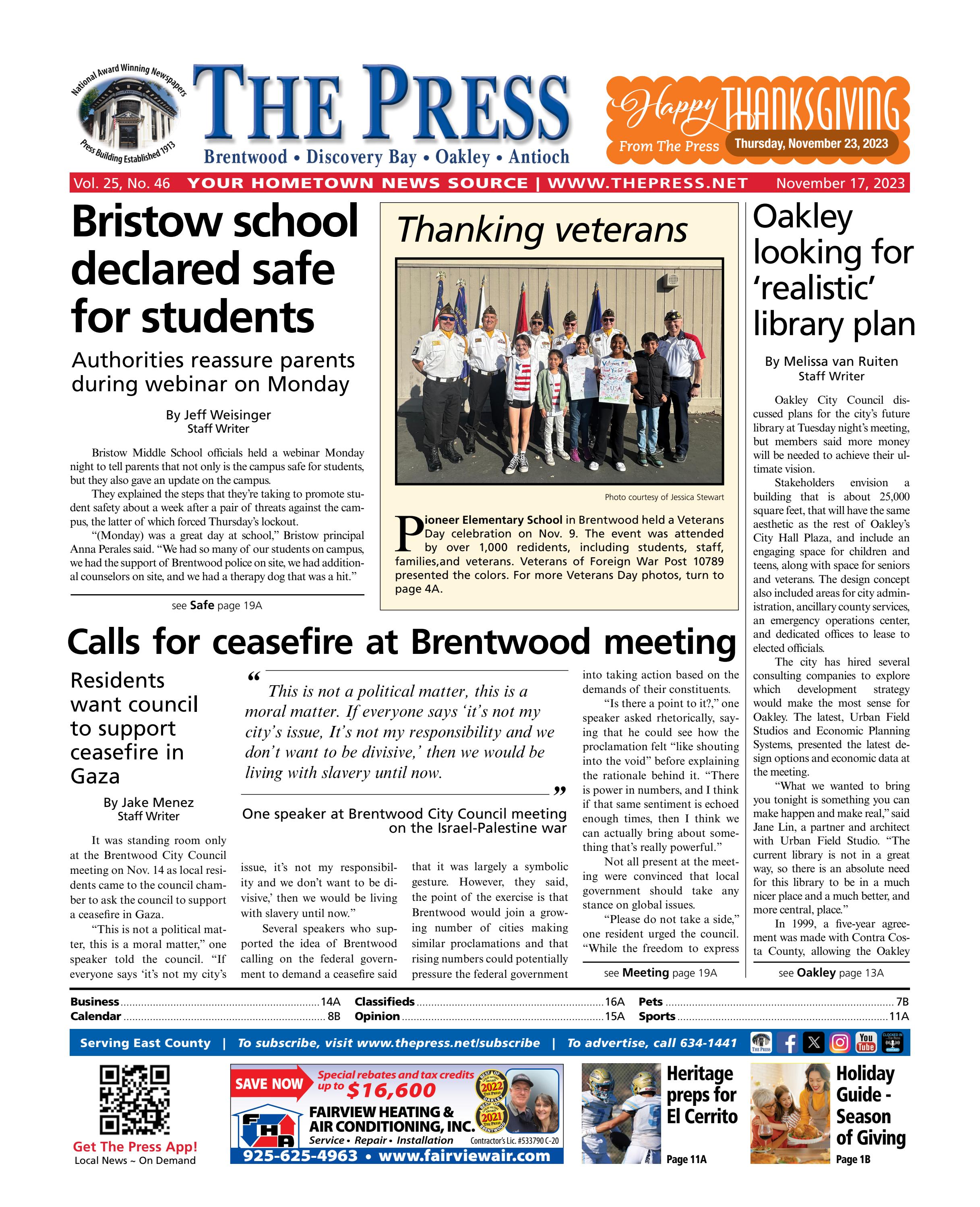 The press by brentwood press publishing