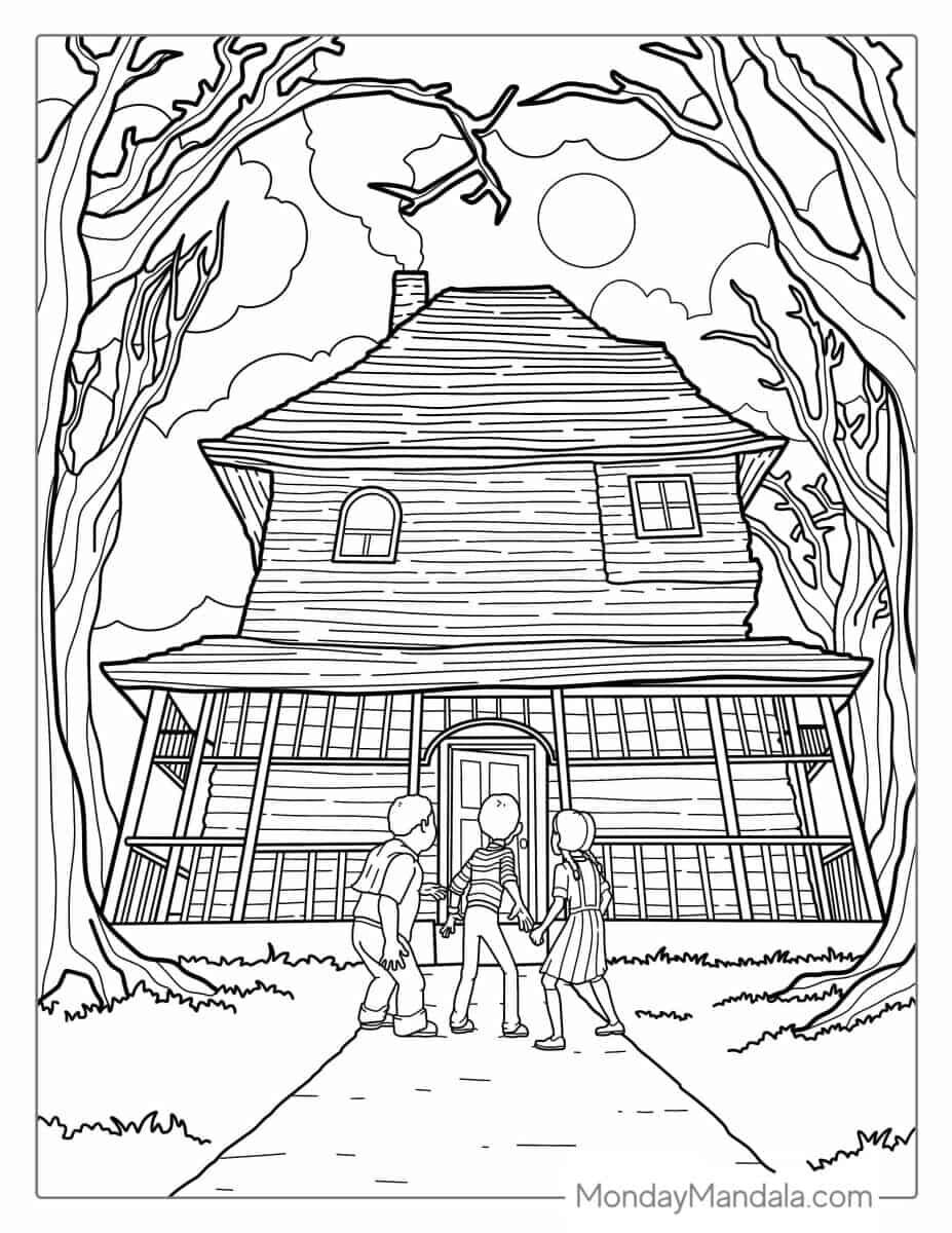 Celebrate halloween with these free coloring pages activities and printables
