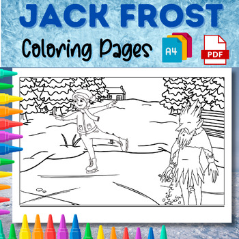 Jack frost coloring pages for kids