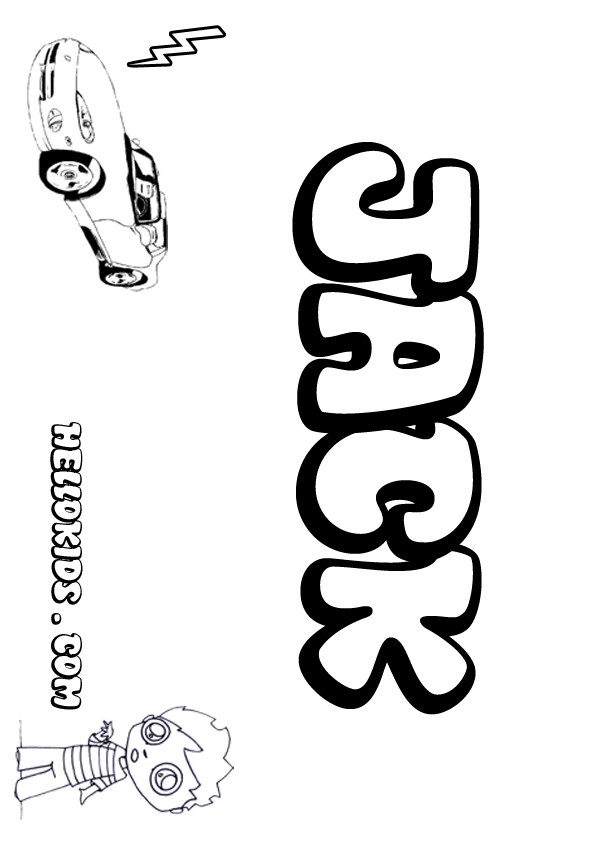 Jack coloring pages
