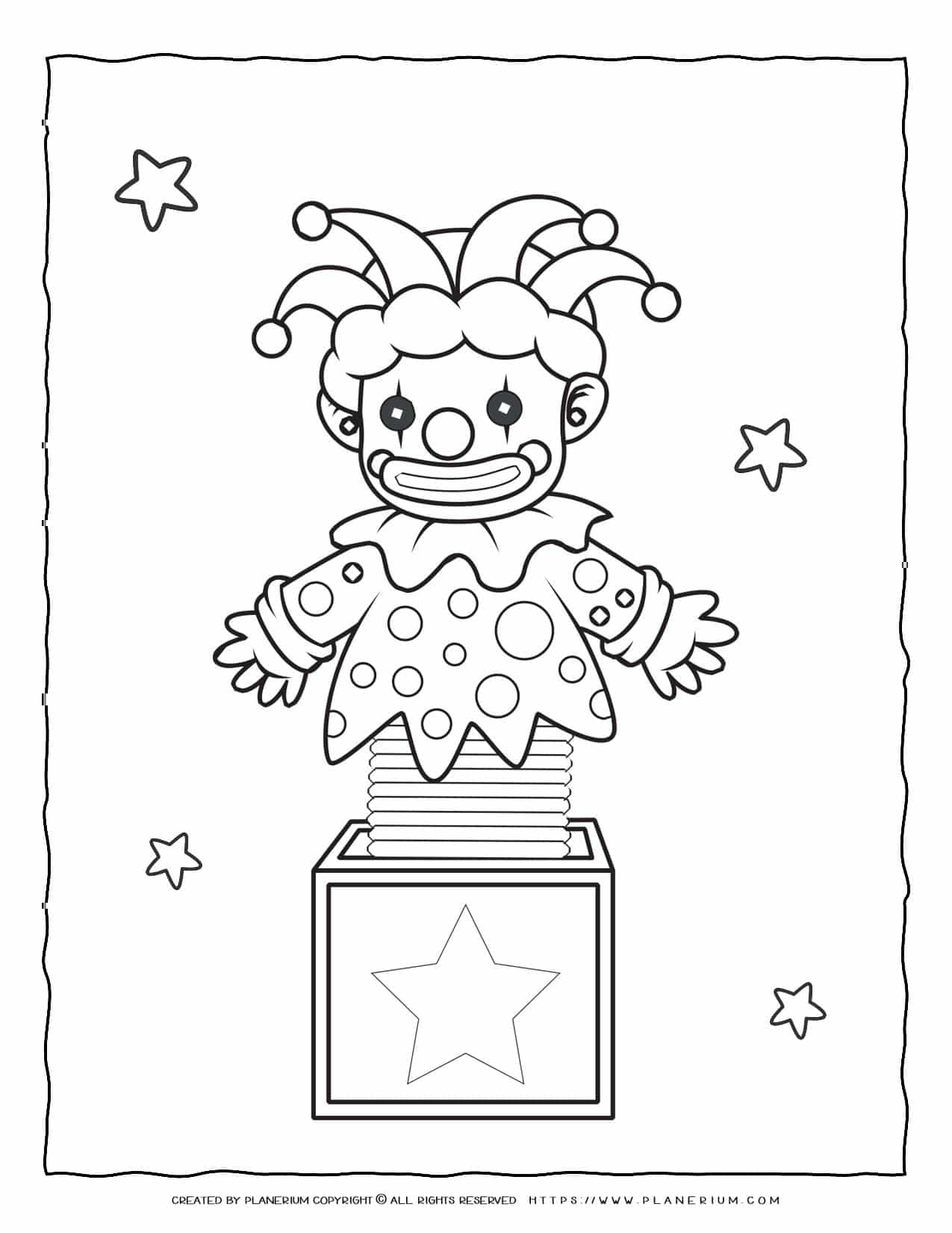 Circus coloring page