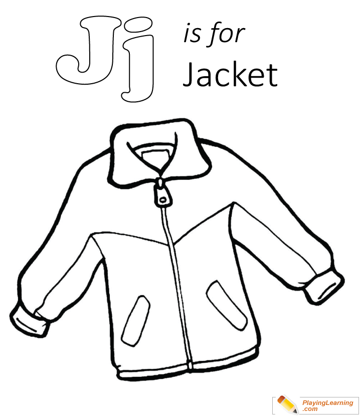 Warm clothes jacket coloring free warm clothes jacket coloring