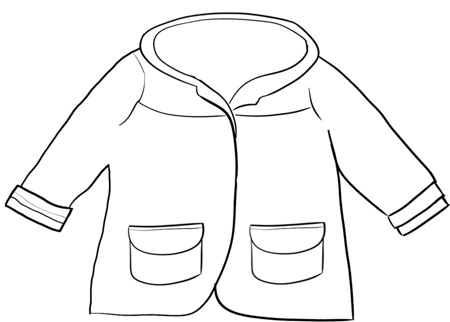 Winter jacket coloring page kids winter jackets colorful coat coloring pages winter