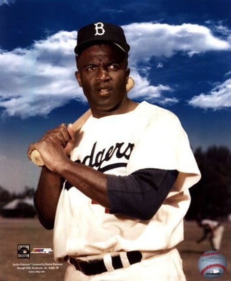 Jackie robinson color portrait â the black art depot