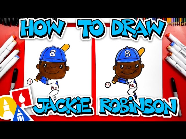 How to draw jackie robinson